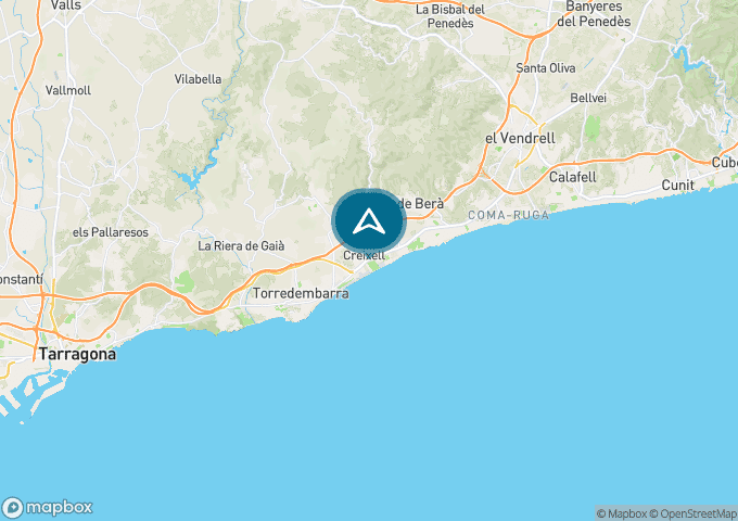 Localisez le camping sur la carte